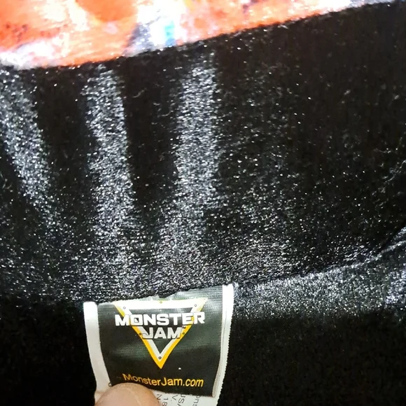 Zombie Monster Truck Plush Toy - Black and Orange - Picture 2 of 5